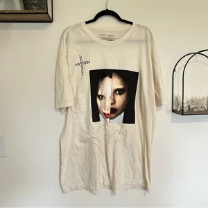 Camiseta Lady Gaga Mayhem Manga Corta Cuello Redondo Unisex Talla XL - Imagen 1 de 5