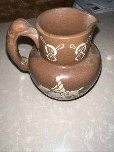 Vintage antiker Lovatt Langley Mill England Krug Milchkännchen Reiten Hund Jagd - Bild 1 von 6