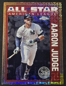 2025 Topps Series 2 Aaron Judge '90 Topps Mojo Refractor New York Yankees - Picture 1 of 2
