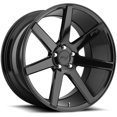 Niche M168 Verona 19x8.5 5x4.5" +35mm Gloss Black Wheel Rim 19" Inch Foto 1 de 4