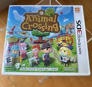 Animal Crossing: New Leaf 3DS Game Manual Case Authentic - Picture 1 of 10