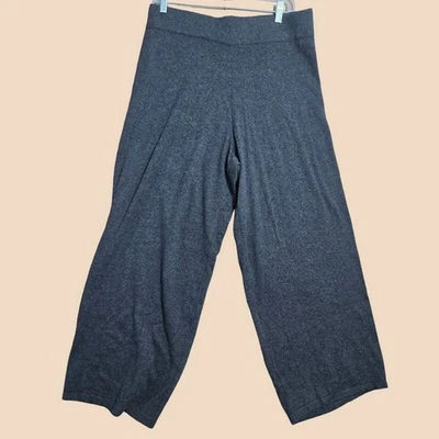 Pantalones Jessica London para mujer talla grande 14/16 pierna ancha salón mezcla de cachemir NUEVO Foto 1 de 4