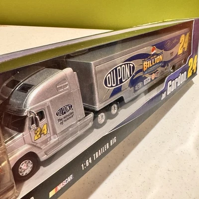 Vtg Nascar Winners Circle Jeff Gordon #24 Dupont Trailer Rig Die-Cast 1:64 Scale - Image 1 of 4