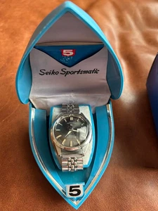 Reloj automático de acero inoxidable Seiko 5 Sportsmatic Deluxe 7619-9060 de Japón - Imagen 1 de 15