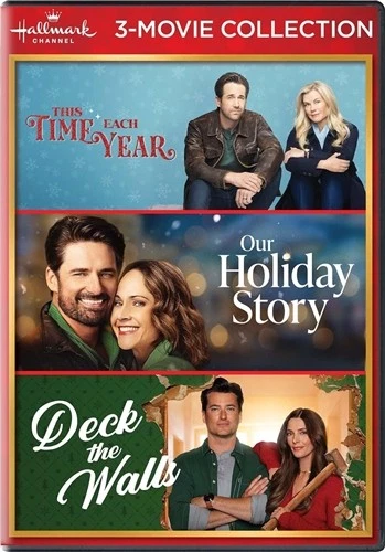 THIS TIME EACH YEAR + OUR HOLIDAY STORY + DECK THE WALLS New Sealed DVD Hallmark Foto 1 de 1