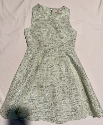 Gianni Bini GB 女孩连衣裙石灰绿色无袖 10 — 第 1/4 张图片