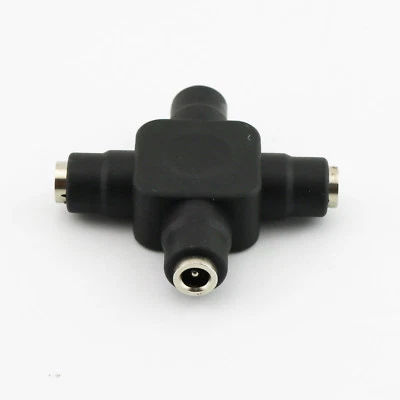 1x 4 Ports 3.5mm x 1.35mm Barrel Female DC Power Plug Splitter Adapter Connector - Image 1 of 4