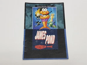 James Pond Authentic Sega Genesis Original Manual Only * - Picture 1 of 19
