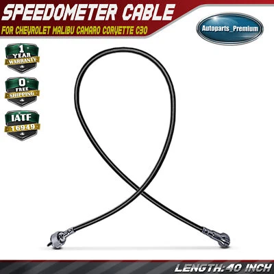 Cable velocímetro de 40 pulgadas para Chevrolet Malibu Camaro Corvette C30 K10 Suburban Foto 1 de 4