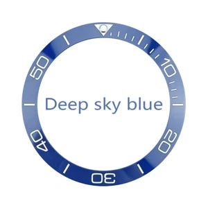 NUEVO 38 mm Alta Calidad Azul Cielo Profundo Bisel Insertos SKX007 Pendiente - Imagen 1 de 3