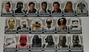 Topps STAR WARS EL ASCENSO DE SKYWALKER FULL SET 19 STICKERS - CS-1 TO CS-19. - Imagen 1 de 2