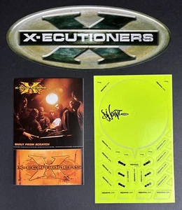 LOT OF 3 PROMO STICKERS X-ECUTIONERS AND DJJOINT UNUSED - Picture 1 of 11