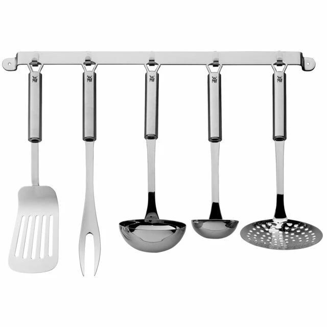 WMF Profi Plus 6-Teilig Schaumlöffel-Set - Silber (18.7152.9990)