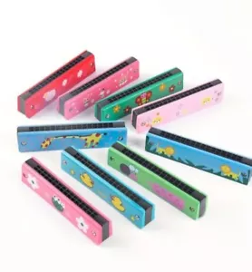 16 Holes Kids Harmonica Children Sound Musical Instrument Toy Gift Random Colour - Picture 1 of 1