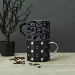 Ceramic Modern Mug Set, 15 oz Capacity Coffee Cup Set, Set of 2 - Picture 1 of 24