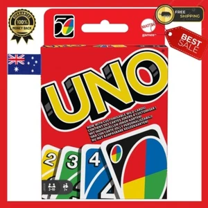 UNO 1Pk PLAYING CARDS Classic Game - Family Fun Brand New Easy to Play - Picture 1 of 5