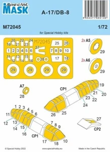 A-17/DB-8 MASK 1/72 M72045 SPECIAL MASK Special Hobby - Picture 1 of 1