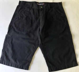 SIXTY GROUP ITALY Men's Black 100% Cotton Mid Length Shorts Waist 35" Size IT 38 - Picture 1 of 12