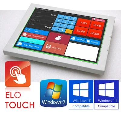 38cm 15" USB TOUCHSCREEN MONITOR CANVYS KL-568 SCHUTZPLATTE WINDOWS XP 7 10 11 - Bild 1 von 4