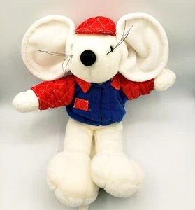 Vintage Weihnachten Maus Detektiv Mütze Commonwealth 16 Zoll 1992 Plüsch selten Thailand  - Bild 1 von 8