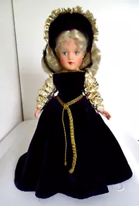 Moderne Mary Hoyer 13" Vinyl Prinzessin in lila Samt mit Box - Bild 1 von 5