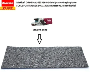 Makita 423316-0 placa abrasiva placas de grafito SOPORTE ABRASIVO 90X190MM se... - Imagen 1 de 1