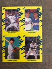 1990 Classic Yellow Frank Viola/Nolan Ryan/Chipper Jones/Don Mattingly New York