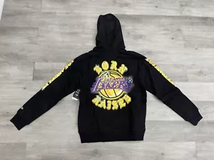 Born X Raised New Era NBA Los Angeles Lakers schwarzer Hoodie Herren Größe Large NEU - Bild 1 von 4