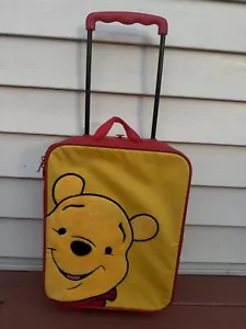 Disney Winnie The Pooh Red Rolling Suitcase Carry On Bag - Picture 1 of 15