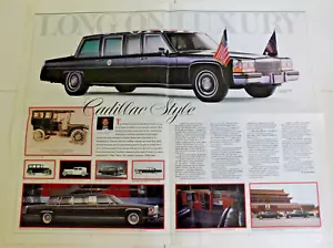 1988 Cadillac Showstopper Brochure With Donald Trump's Private Limo - Picture 1 of 7