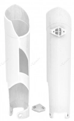 Protetores de garfo branco HUSABERG FE390 FE570 2009 2010 2011 2012 - Imagem 1 de 2