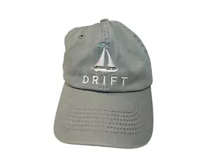 Drift Sailboat Olive Baseball Hat Cap Adjustable Adult Size - Picture 1 of 3