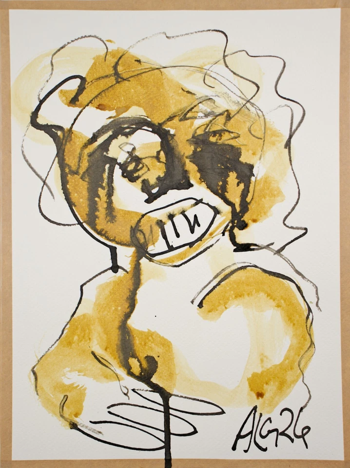 Serie "Candidatos a Elecciones" Sht 6 Tinta Firmado Prof. Andreas Loeschner-Gornau Foto 1 de 1