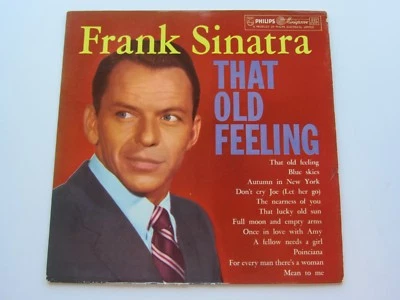 FRANK SINATRA  ORIG 1957 UK   THAT OLD FEELING  EXCELLENT PHILIPS BBL 7180 - Image 1 of 4