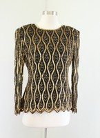 gold formal blouse