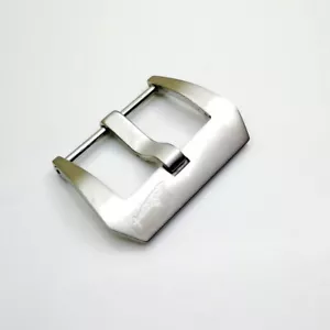 22mm 24mm 26mm Plata Cepillado Submarino Tornillo Tang Hebilla para Correa de Banda - Imagen 1 de 9
