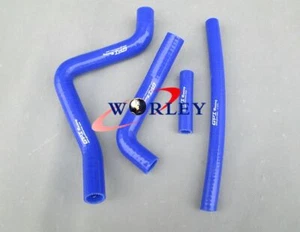 Silicone radiator hose kit for 1994-2002 Kawasaki KX125 KX 125 1996 1997 Blue - Picture 1 of 4