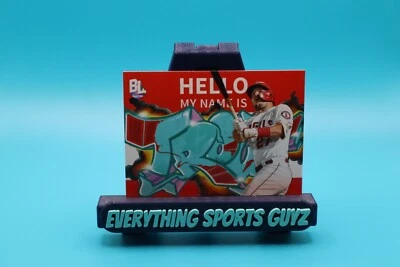 2023 Topps Big League - Roll Call Wildstyle Edition Mike Trout #RC-2 - Image 1 of 2