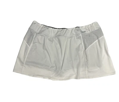 Augusta Sportswear Active White/Grey Tennis Skort Skirt Shorts Women's Size XL - Image 1 of 4