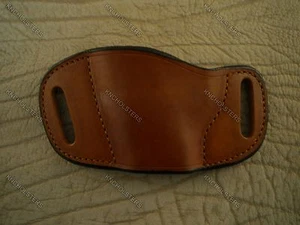 For Glock 42,  1911 3",..Belt Slide Leather Gun Holster Left Hand Made In U.S.A. - Picture 1 of 1