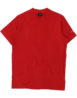 TRUSSARDI JEANS Mens T-Shirt Top Small Red Cotton CJ03 - Image 1 of 4