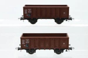 H0 Roco DB Hochbordwagen Güterwagen DC Konvolut braun N97 - Picture 1 of 2