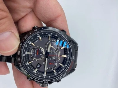 Radio GPS Seiko Astron SBXB031 Cronógrafo Solar 8X82-0AH0 Negro Usado Foto 1 de 4