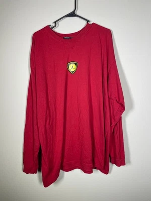 Jordan Men's Long Sleeve Logo Red Athletic Shirt XXL Cotton - Image 1 of 4