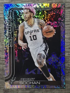 2025-26 Topps Basketball Jeremy Sochan #199 Sand Glitter San Antonio Spurs MINT - Bild 1 von 6