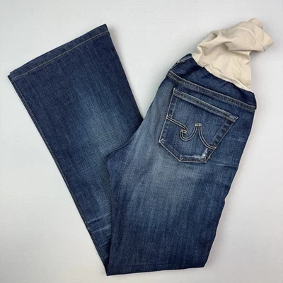 A Pea in the Pod Maternity Jeans Womens 29 Adriano Goldschmied Bootcut Distress - Image 1 of 4