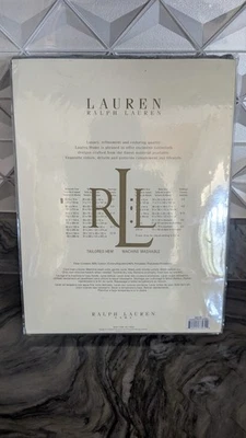 Ralph Lauren Lauren Home 60x120 Tablecloth – Ivory Jacquard Paisley Oblong – New - Image 1 of 4