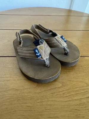 Carters Darius 3 Toddler Boys Flip Flops Sandals Tan/Brown  Size 6 - Image 1 of 4