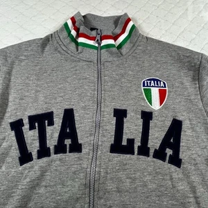 Italia vintage big logo italy track jacket - excellent condition- size medium - Picture 1 of 7