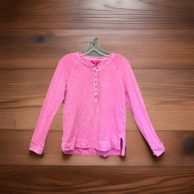 Lilly Pulitzer Women’s Pink Blouse With Gold Buttons Size XS - B1111111 - Image 1 of 4